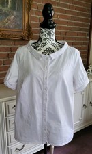 Baumwollbluse Gr.40 weiss  Ideal als JeansCombi mit Stretchanteil