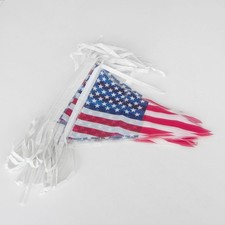 4x USA Amerika Wimpelgirlande