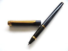 1 Rotring ROLLERBALL Lack dunkelblau/gold  VINTAGE  Sammlerstück !!