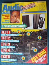 AUDIO 12/88,EXCLUSIV PÜTZ P6,INFINITY GAMMA,MAGNEPAN TYMPANI 4a (neu),NEUMANN A1