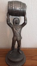 Seltene Sammlerfigur Wicküler Brauerei, Tischfeuerzeug, 1960er Jahre