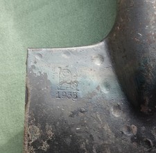 Feldspaten WH 1938 TOP LW gerades Modell WW2 entrenching tool 100% original