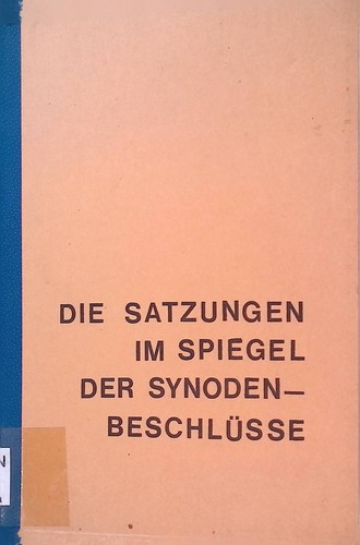 Die satzungen der kapuziner - der, im