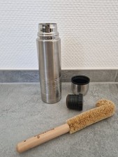 Trinkflasche aus Edelstahl / 0,5 Liter / Thermo/ mit Reinigungsbürste