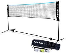 Apollo Badmintonnetz Volleyballnetz 400cm Federballnetz Sport