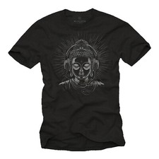 Herren T-Shirt Buddha Motiv