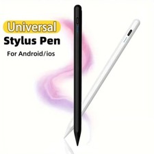Universal Touch Pen für iOS Android Tablet Handy Wiederaufladbar USB-C Schwarz