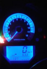 SUZUKI SV 650/1000 BJ 03-08 TACHO BELEUCHTUNG UMBAU BLAU LED SET