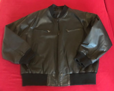 Lederjacke Damen in schwarz, kurze Ausführung, Gr. 38, Rückenlänge ca. 64 cm