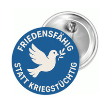 Button friedensfähig statt - button,
