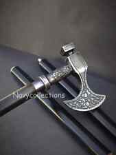 Vintage Gehstock Stock Eispickel Germany Schäferbeil Holz Design Style