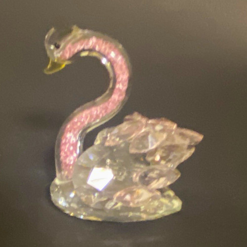 Kristallfigur schwan - kristallfigur,