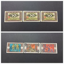 3 x Notgeld -- Stadt  KÖLN am RHEIN  /  Nordrhein-Westf. -- kompl. & ksfr. -- G9