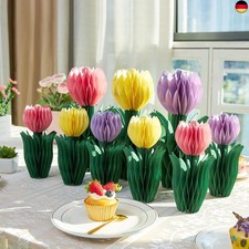 SUNBEAUTY 9 Stück 3D Tulpen