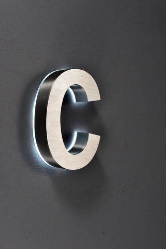 Led buchstabe in 3d - c,