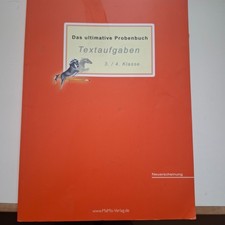 Das ultimative Probenbuch Textaufgaben 3./4. Klasse, Übertritt,Mathe, Mathematik