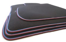 NEU Fußmatten BMW 1er E87 M1 Automatten Tuning Zubehör Matten M Edition Blau Rot