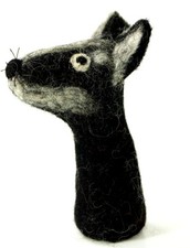 Handgemachte Fingerpuppe aus