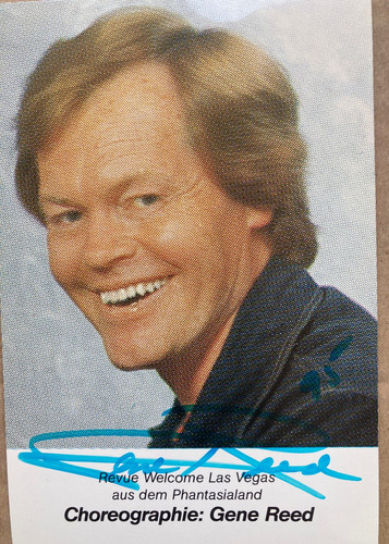 Gene reed autogramm signiert - gene,