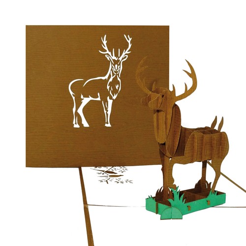 Pop karte hirsch - pop,