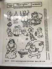 DDR  Haftdruckabreibfolie Saalfeld Rubbelbild #2558 Weihnachtsmotive