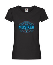 100 % Sicher:  Musiker | Musik | Musikant Damen Shirt Schwarz
