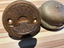 Dachbodenfund Drehklingel antik vintage Metall