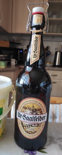 Große bierflasche deko - große,