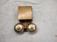 Antike Türklingel Holz/Nickel