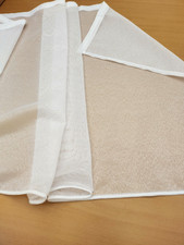  Gardinen Weiß ohne MUSTER B