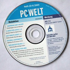 Für Sammler: PC-Welt Heft-CD 9/2003