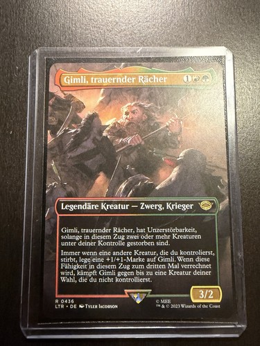 Mtg magic gimli trauernder - -, gimli,