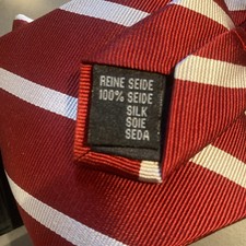 Port Louis Krawatte Rot  Weiß