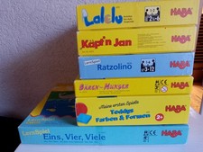 6 HABA  Spiele + LEGO für