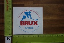 Alter Aufkleber Wintersport Eishockey Sporthaus BRUX Krefeld