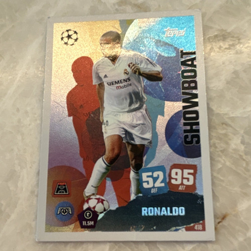 Topps match attax ronaldo - match,