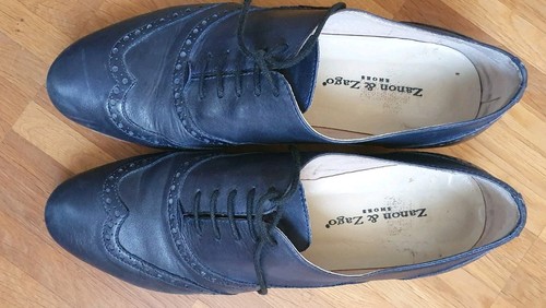 Leder damenschuhe blau - leder,