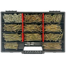 FRACKMANN Schraubenset 464 Teile – Torx Holzschrauben & Spanplattenschrauben