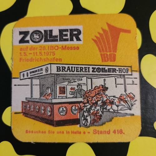 Schöner alter bierdeckel - alter, 1975