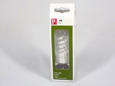 7-Watt Paulmann 880.66 ESL Kerzenlampe gedreht 7W E14 Warm-Weiß Energiesparlampe