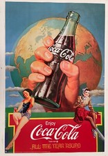 COCA COLA, LIZENZIERTES PLAKAT