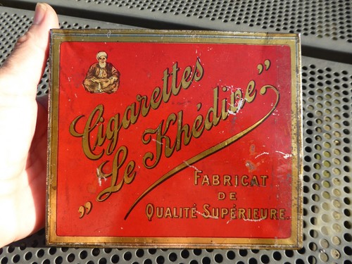 Alte blechdose zigarettendose - alte,