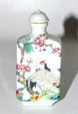 Snuff Bottle aus Porzellan gemarkt Schnupftabakflasche China