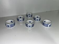 Hutschenreuther Zwiebelmuster 6 Serviettenringe 