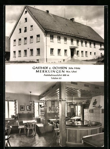 Ansichtskarte merklingen - merklingen, /