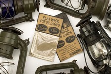 FLAT WICK For Oil Lamps 9mm - 10mm Burner Feuerhand Frowo Ditmar Meva Docht Lamp