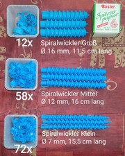 Spiralwickler für Dauerwellen in 3 Größen 