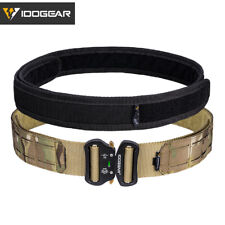 IDOGEAR 2" Tactical Belt Quick Release Metal Buckle Laser MOLLE Airsoft Military