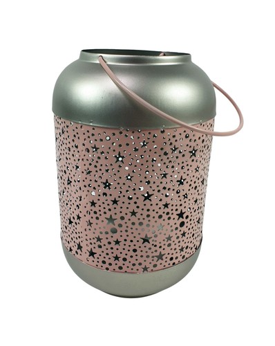 Metall laterne oriental rosa - oriental,