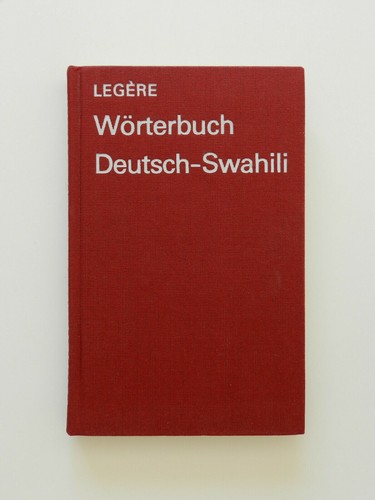 Wörterbuch deutsch swahili - wörterbuch,